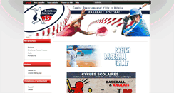 Desktop Screenshot of cd35baseball.com