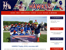 Tablet Screenshot of hawks.cd35baseball.com